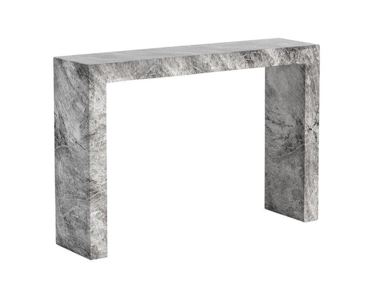 Axle Console Table - 47"W x 12"D x 31.75"H - Grey Finish