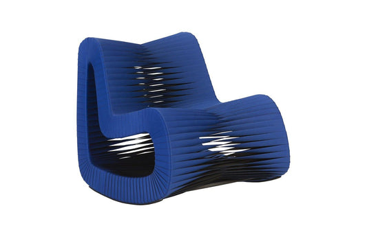 Seat Belt Rocking Chair Blue/Black