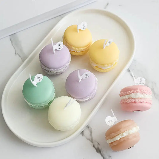 Macaron Scented Candle - Handcrafted, 8-Hour Burn Time  Shop Tech Things   