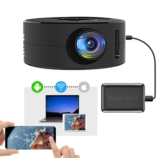 Mini Portable Smartphone Projector - Transform Any Space with Stunning 120 inch Visuals  Shop Tech Things   